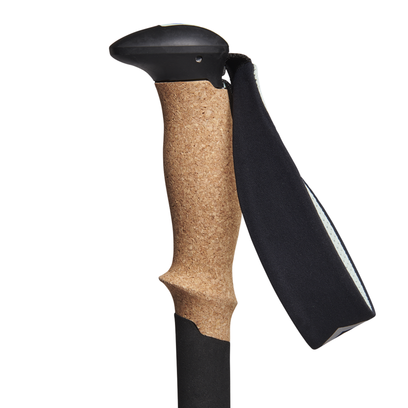 Black Diamond Pursuit Shock Trekking Poles Steel Grey/Foam Green-2